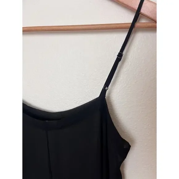 Isabel Marant 100% Silk Tank Cami Top Tunic Black Sheer Size 38 - Picture 4 of 8